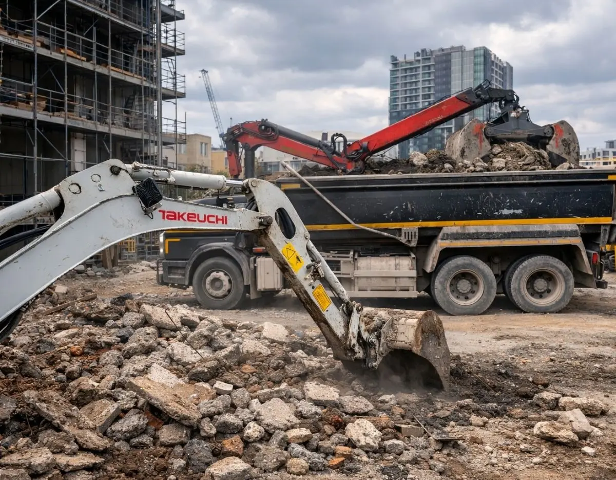 image shows clearnace on site