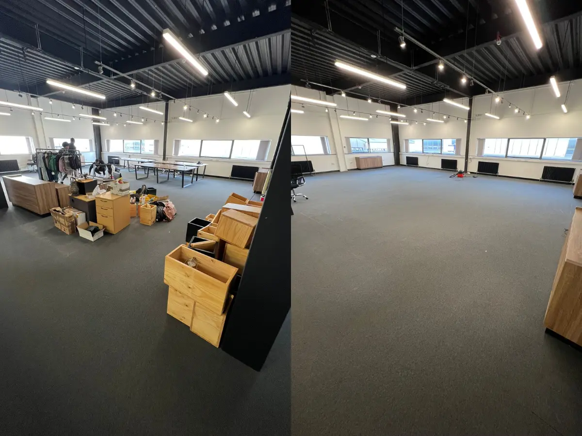 Office clearance before and after